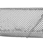 Jessica McClintock Silver Mesh Evening Bag Chain Strap Clutch Photo 1