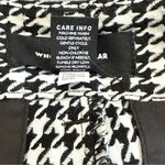 Who What Wear Ladies Crop Pants 10 Black White Houndstooth Wide Leg New Photo 7