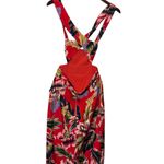NBD  Naven Revolve Cut Out Floral Dress Women’s XXS Red Tropical Slit Midi Photo 7