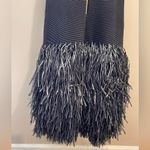 NWT Aje Exclusive Rushes Raffia Ribbed Midi Dress Black Size Large Photo 6