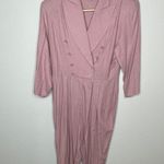 Vintage Naturelle Silk Jumpsuit‎ Pink Size L Photo 5