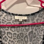 UMGEE USA Womens Animal Print Duster Cardigan Long Sleeve XL Boho Festival Black Photo 3