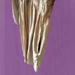 Universal Threads Women's Tie-Front Puff 3/4 Sleeve Midi Dress - Universal Thread size XS Tan Photo 4