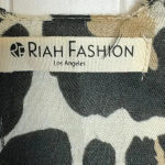 Riah Fashion Lightweight flowy animal print open front short sleeve kimono one size G44 Photo 2