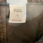 Garnet Hill  Gray Casual Wide Leg Pants Size 14 silver velvet corduroy cozy Photo 5