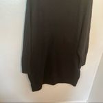 Topshop Oversized Knitted Sweater Mini Dress Black Photo 9
