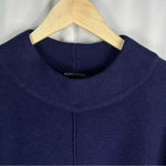 Eileen Fisher Mid Weight Crew Neck Sweater from Spring ‘24 Navy size XS Photo 5