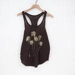 Brown Tank Top Palm Tree Graphic Racerback Lightweight Size L Size L Photo 1
