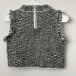 Paola Bernardi Two Piece SET Black And White Tweed Skirt Top Set Size: XS Photo 4