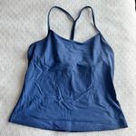Lululemon  Athletica "Brilliant Blue" Power Pose Cropped Tank | Size 8 Photo 1