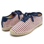 Joie NWT  Corston Espadrille Sneaker Navy Red Cream Gold Women’s 38.5 US 7.5-8 Photo 15