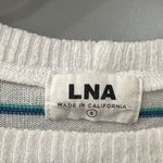LNA  Floyd Brushed Rainbow Striped Raglan Sweater  Size Small Photo 4