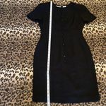 Dress VINTAGE LIZ CLAIBORNE Little Black Dress Women’s Size 4 Photo 7