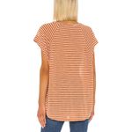 Free People NWT Halo Stripe Tee in Copper Photo 4