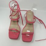 BP New, . Netta Pink Platform Lace Up Ankle Sandals Size 7 Photo 3