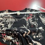 Jess & Jane Womens 1X Cotton Top Horse Print Artsy Equestrian Western Boho comfy Black Photo 15