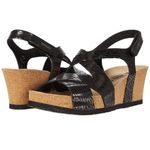 Mephisto air relax Lyla wedge size 40 arch support strappy sandals Silver Photo 5