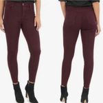 Kut From The Kloth Donna Ankle Skinny Jeans - Size 16W - Burgundy Photo 10