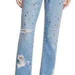 BLANK NYC Distressed Studded Cropped Jeans Size 25 Photo 0
