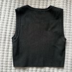 ZARA  Black Tank Crop Photo 1