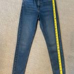 Topshop NWT Top Shop Jamie Skinny Blue Denim Jeans Size 2 (W25, L30) Photo 11