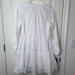 Antonio Melani  women’s white tiered ruffle lace elastic cuff layered tie dress 6 Photo 6