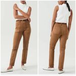 Spanx stretch twill straight leg pants small acorn NWT Photo 1