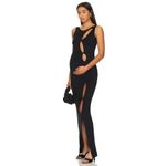 BUMPSUIT Cut Out Maternity Maxi Dress in Black | REVOLVE Large NWT Photo 11