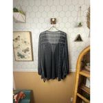 Free People  Feather in the Wind Charcol Embellished Tunic - Size - Medium Photo 3