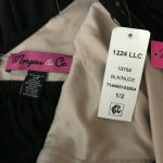 Juniors' Glitter Lace Black Mini Party Dress NWT 1/2 Size undefined Photo 5