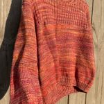 Knit striped chunky crewneck sweater Multi Size M Photo 0