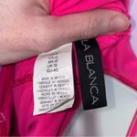 La Blanca Island Goddess Swimsuit Women Size 8 Over the Shoulder Bandeau Skirt Photo 7