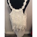 Pretty Angel  White Crochet Dress Tunic XL Wedding Party Summer Photo 7