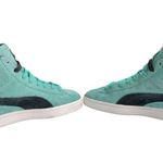 Puma Suede Tiffany Blue and Black High Hi Top Sneakers size 8 Photo 7