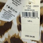 Aerie New American Eagle High Cut Cheeky Bikini Bottoms Sz L Animal Print Photo 3