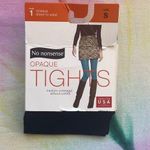 NWT No nonsense Black Opaque Tights Photo 0
