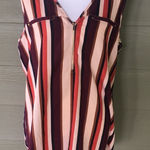 Mileage  Striped Sleeveless Blouse Photo 0