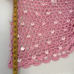 Exotic Crochet Net Sequins Belly Dance Hip Scarf Swim Cover Skirt Fish Net Pink Size undefined Photo 6