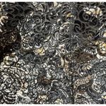 Sno Skins Womens Tunic Top Black Brown Multi Velvet Burnout Whimsigoth Glam Sz L Size L Photo 1