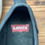 Levi's  low cut Canvas sneakers shoes Black Malibu Beach trainers M 5 W 7  GUC Photo 3