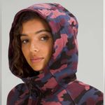 Lululemon Scuba Full-Zip Hoodie Heritage 365 Camo Smoky Red Night Sea Multi Sz 6 Photo 3