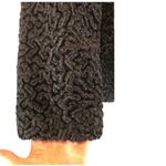 Persian coat with large fur collar in black size medium Photo 9