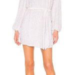 retrofete Grace Sequin Mini Dress Pearl White Womens Size XS Photo 0