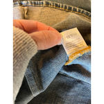 Wrangler  Retro Denim Fringe Western Cowgirl Pearl Snap Shirt Women Small Aztec Photo 13