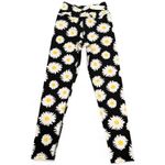 Anthropologie Year of Ours Daisy Veronica Floral Print Black White Leggings XS Photo 7