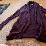Leith  purple open front cardigan M Photo 3
