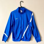 Nike  | Blue Soccer Full Zip Track Jacket Sz L Photo 0
