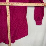 Free People XS Tunic Top Hot Pink Cant Stop Dreaming Boho Lounge Western Cowgirl Photo 6