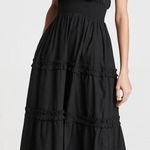 Love the Label Black Black Poplin Ruffled Tiered Deep Photo 0