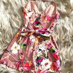Privacy Please  Floral Mini Dress Pink‎ Small Photo 2